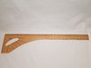 Wooden coupeuse ruler, 60 cm